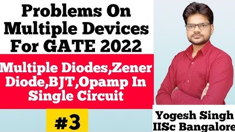Opamp with diode Circuits and Bjt Present In Single Circuit I #\Analogcircuit |YogeshSinghIISc