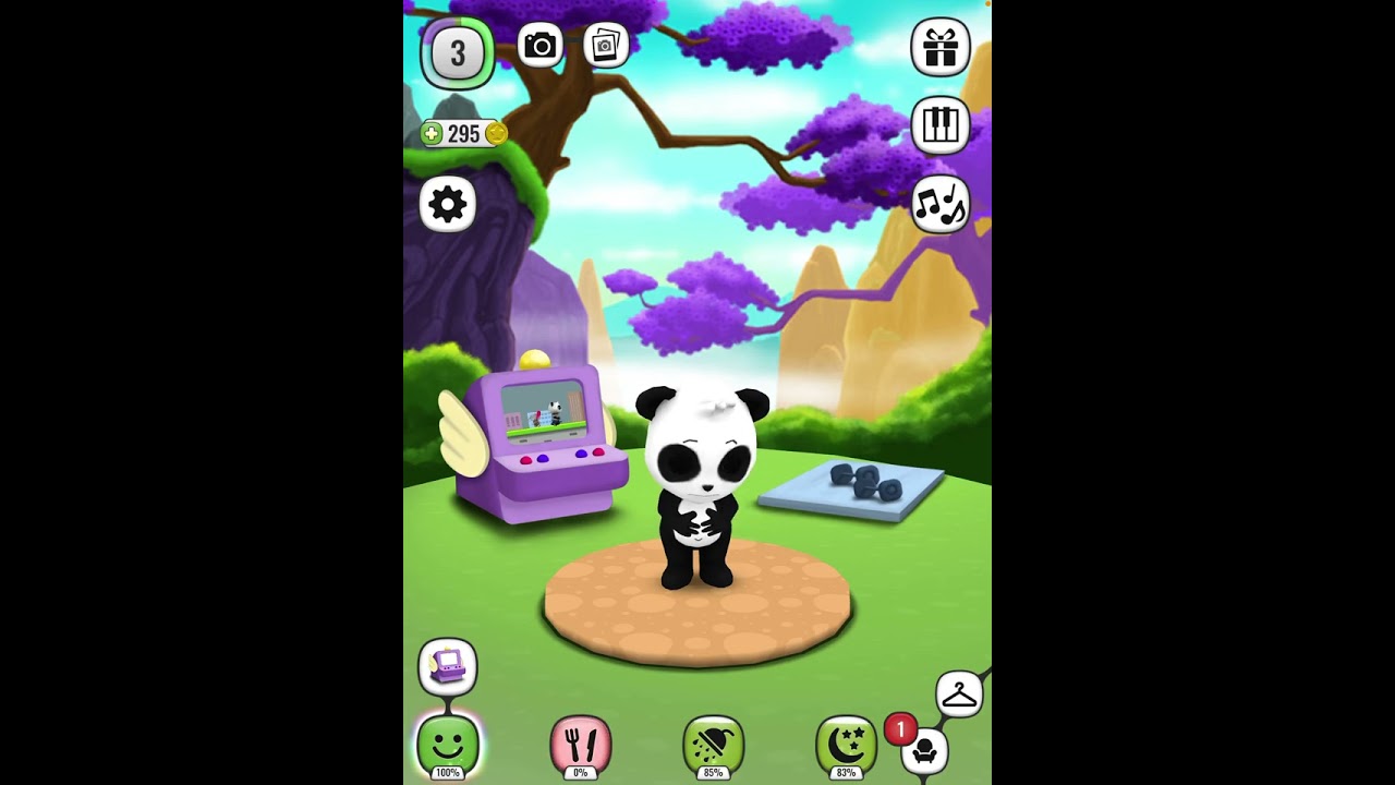 My Talking Panda Stomach Growling