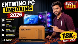 Finally! New ENTWINO PC Unboxing &amp; Setup | बजट में तहलका 🚀