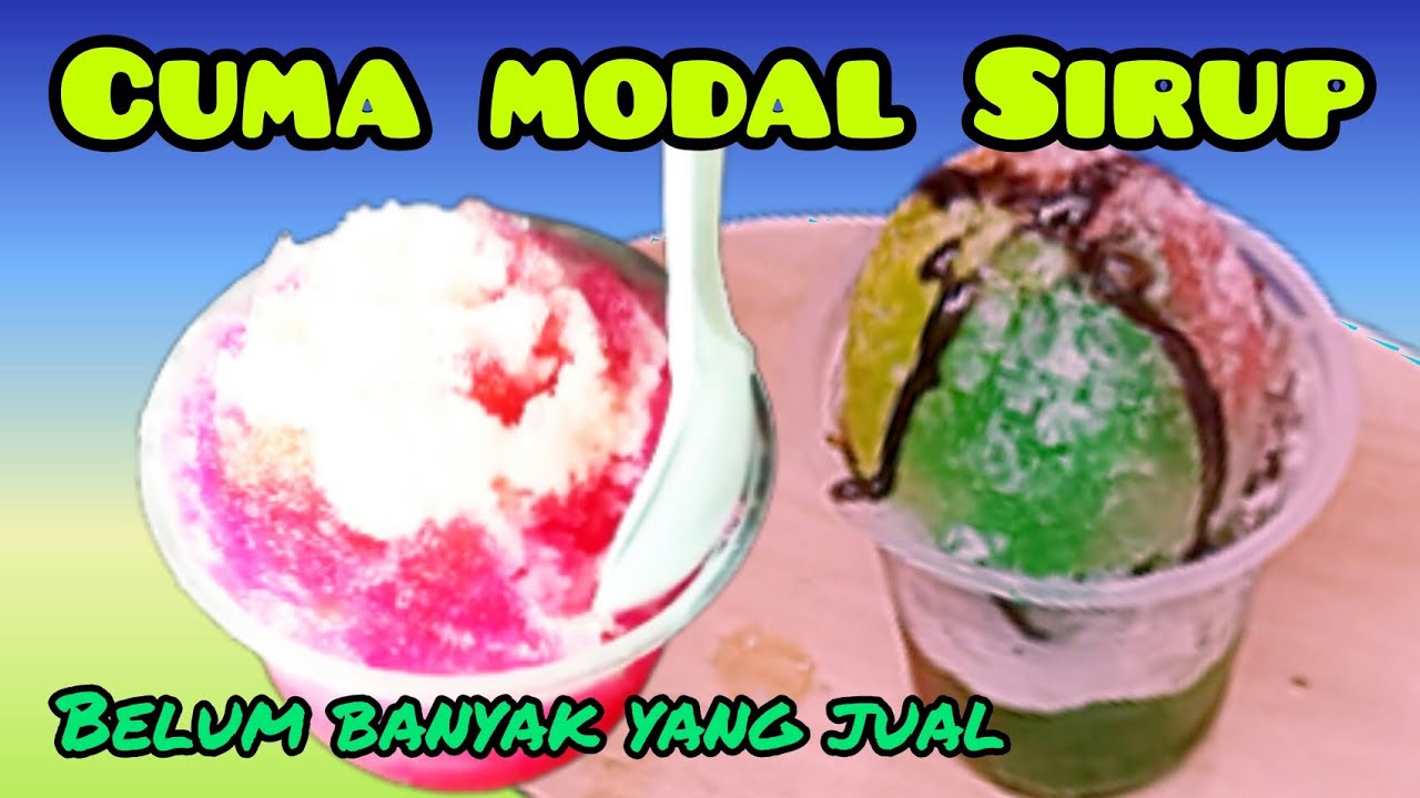 CUMA MODAL SIRUP JADI ES SERUT PELANGI | IDE JUALAN 2022 - YouTube