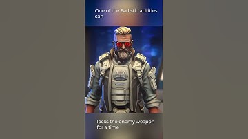 One of the Ballistic abilities can lock the enemy