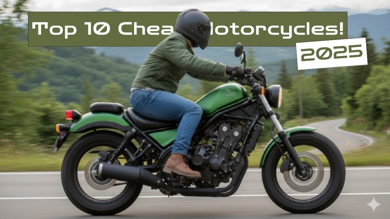 Top 10 Affordable Motorcycles You Can Actually Buy in the USA (2025) | Best Bikes Under $5000
