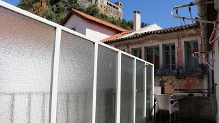 Prédio de habitação e comercio sito na zona histórica de Leiria com quatro fracções independentes