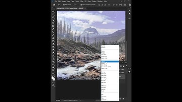 ⚡Add Winter Effect To Any Photo in Photoshop #shorts #photoshop
