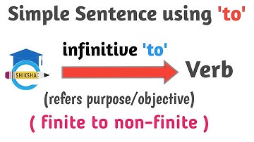 How to Join into Simple Sentence Using Infinitive 