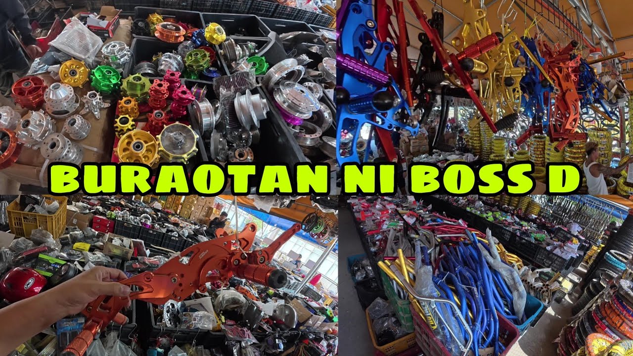 BILIHAN NG MURANG PYESA NG MOTOR | BURAOTAN NI BOSS D | MURA AT BAGSAK PRESYO MOTORCYCLE PARTS