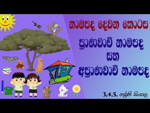 nama pada | pranawachi Apranawachi | sinhala nouns | නාම පද | BMCeducation SL