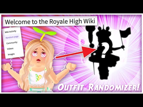 I Used The Royale High Wiki To Randomize My Outfit In Roblox Royale High Youtube - vip roblox wiki