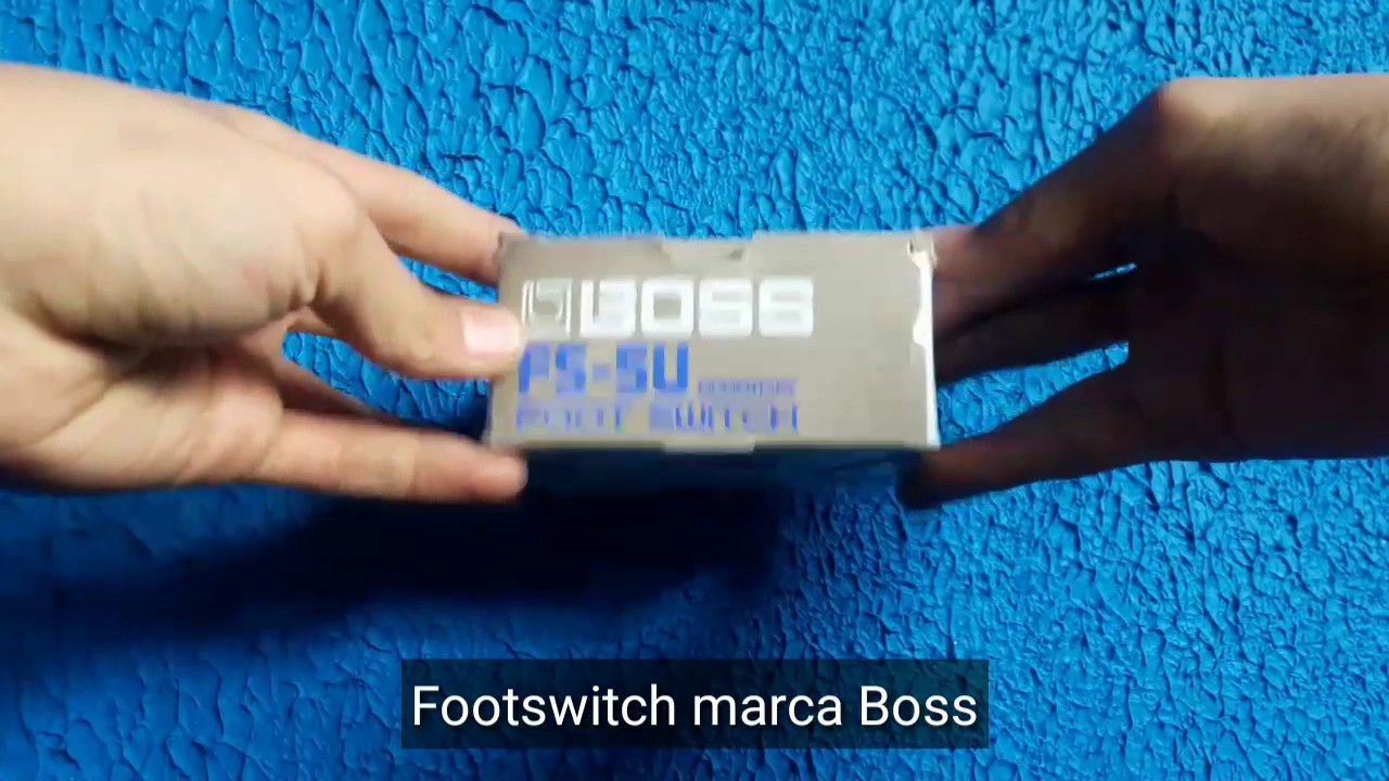 Unboxing Footswitch 2017 Boss FS-5U