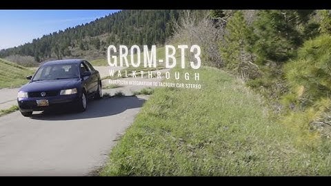 GROM Bluetooth Car Adapter Kit - HandsFree Calls and Wireless Music Streaming