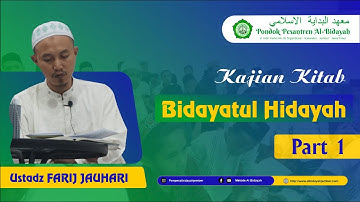 KAJIAN KITAB BIDAYATUL HIDAYAH | PART 1