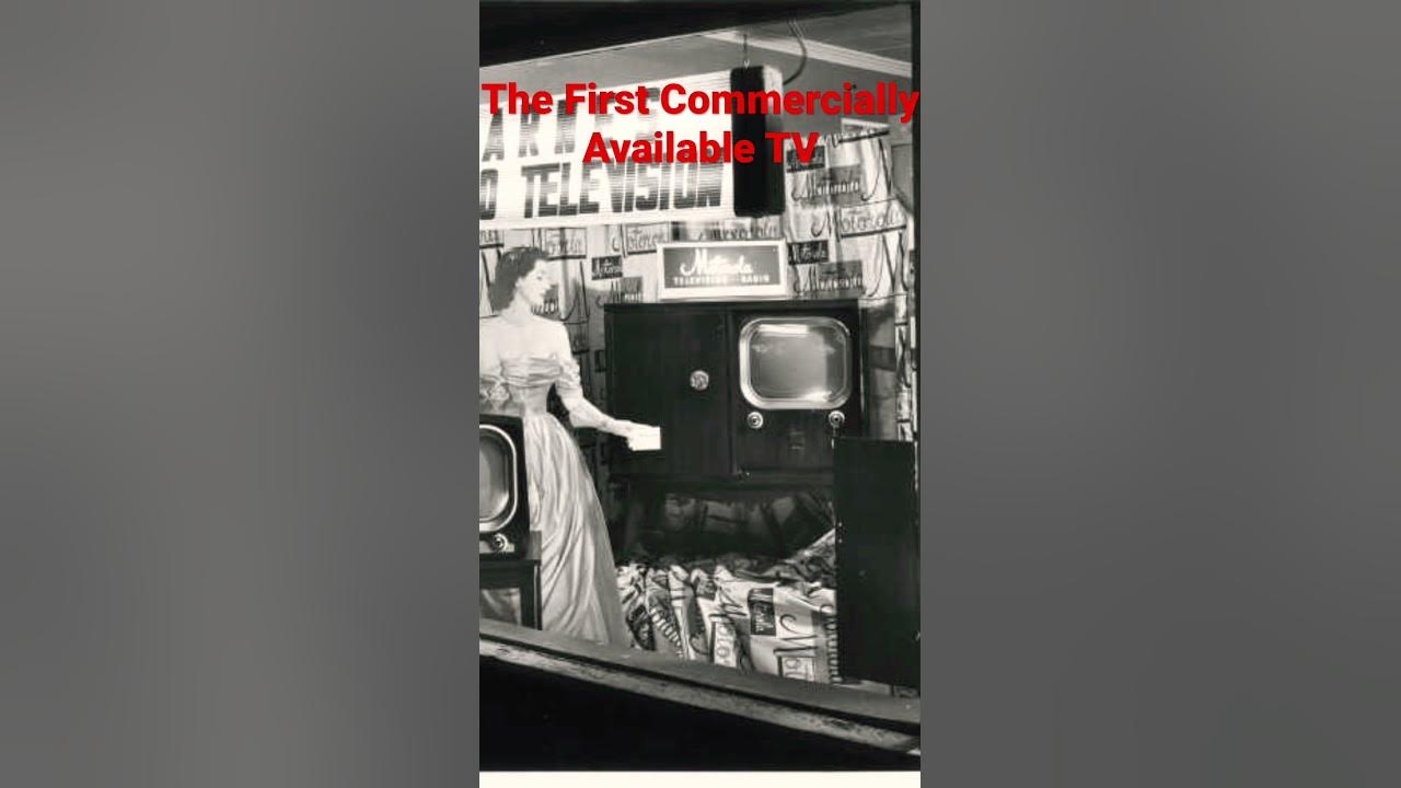 The first commercially available tv set history trending storytime