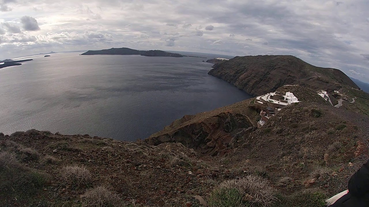 201912 Santorini Thira to Oia time lapse hike YouTube