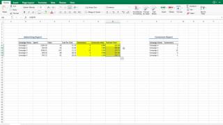 Analyzing conversion rates with VLOOKUP   Michael Taylor