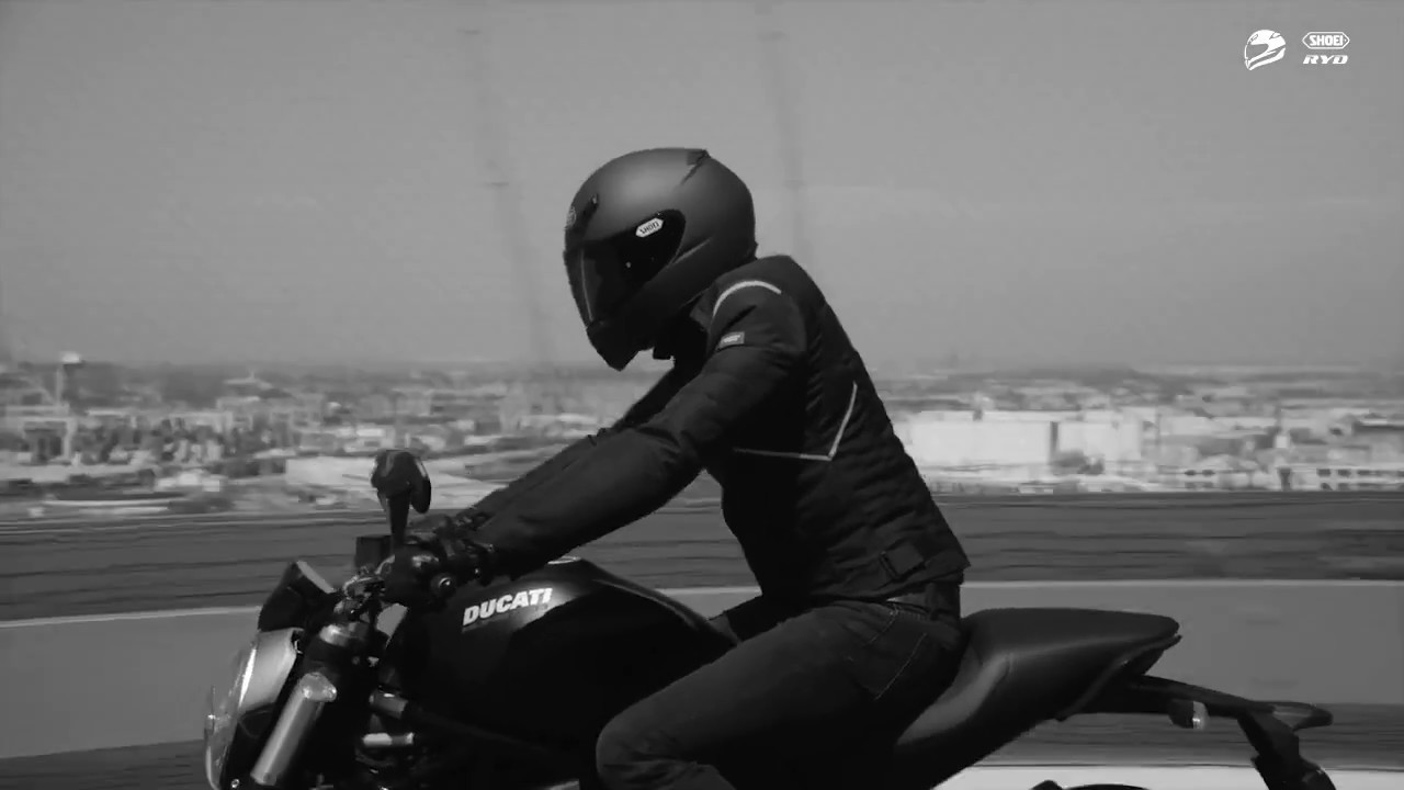 SHOEI RYD Motorcycle Helmet - MSGBikeGear.co.uk - YouTube