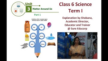 Class 6 Science  - Term 1 - Unit 3 - Matter Around Us - Part 1