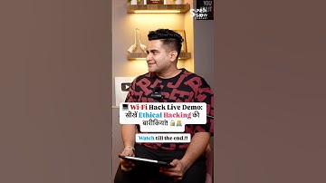 Wi-Fi Hack Live Demo: सीखें Ethical Hacking की बारीकियां! 🔒👨‍💻 #shorts