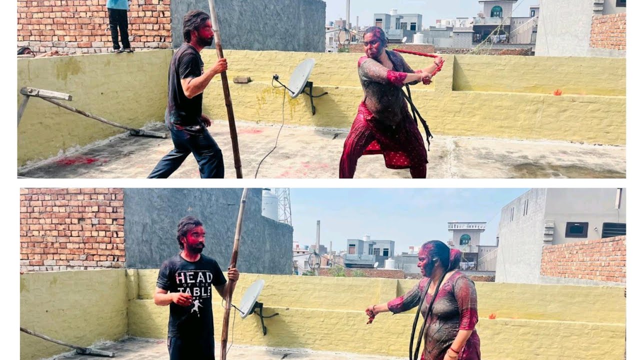 Happy Holi guysss फैमिली के साथ स्पेशल होली खेलने आए और बहुत मजा आया त्यौहार तो फैमिली के साथ ही है