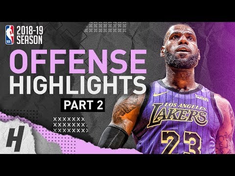 LeBron James BEST Offense Lakers Highlights from 2018-19 NBA Season! CLUTCH Plays (Part 2)