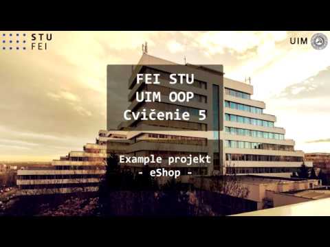 Náhľad videa: [Cvičenie] 5 - Example projekt - eShop