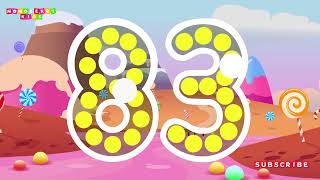 Numberblocks 83 Magic Run Candy World New | Numberblocks world numbers and letters for kindergarten screenshot 5