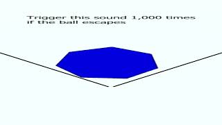 Device errors #satisfying #bouncingball #simulation #creativecoding