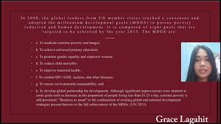LESSON 3: TOWARDS A SUSTAINABLE WORLD (GROUP 3)