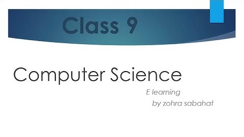 Chapter 9 | Chapter 1 | Problem Solving Steps | topic 5 | Verification & Validation