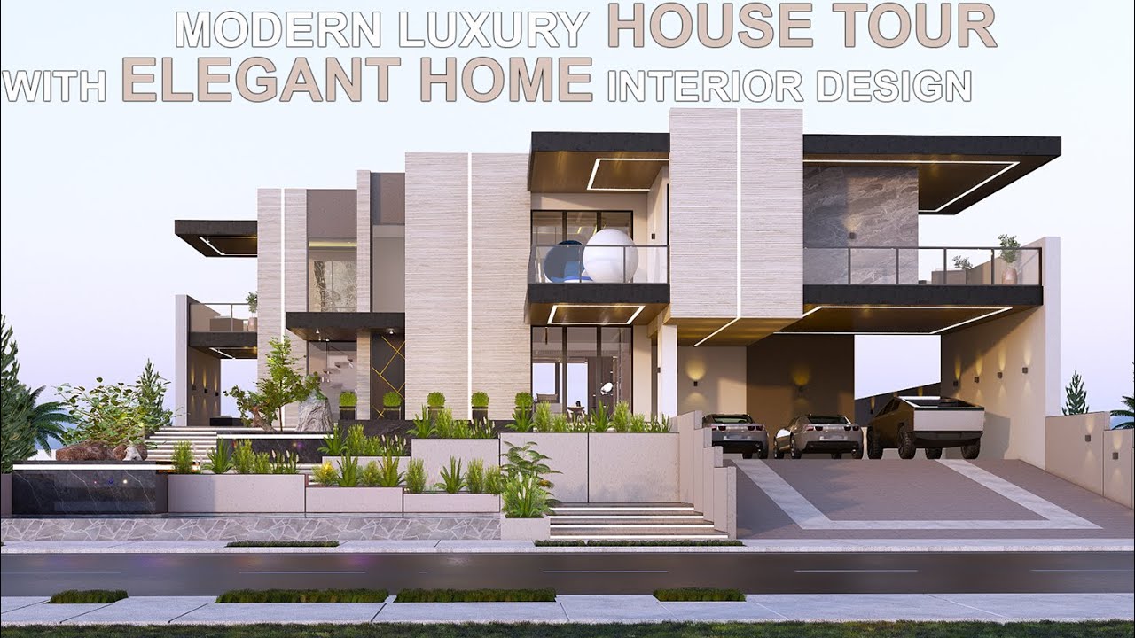 MODERN LUXURY HOUSE TOUR WITH ELEGANT HOME INTERIOR DESIGN - YouTube