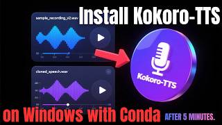 Install Kokoro 82M TTS on Windows with Conda