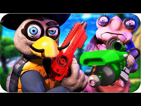 Willy's Wonderland Animatronics and their favorite weapon