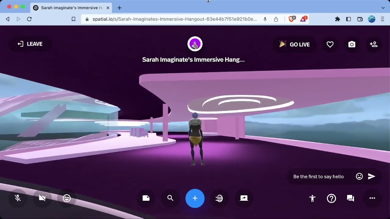 Spatial.io - Custom environment and entrance point