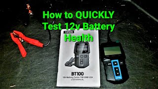 how to test your 12v battery