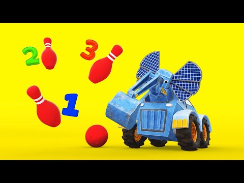 AnimaCars - 和大象一起学数数 孩子和汽车与动物一起学习——动物卡车