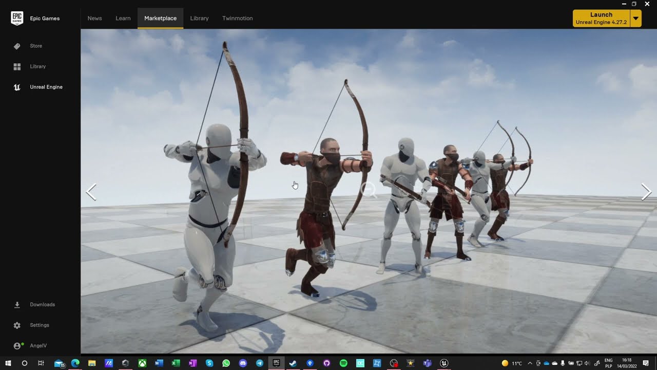 Episode 38 Archery in Melee Medieval Multiplayer - UE4 Advanced Tutorial