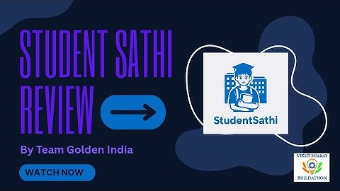 Prototype Demo of Student Sathi App By Team Golden India #VikshitBharatBuildathon2025