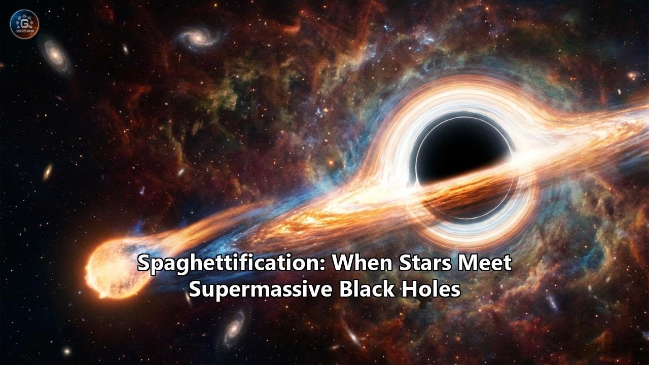 Spaghettification: When Stars Meet Supermassive Black Holes - YouTube