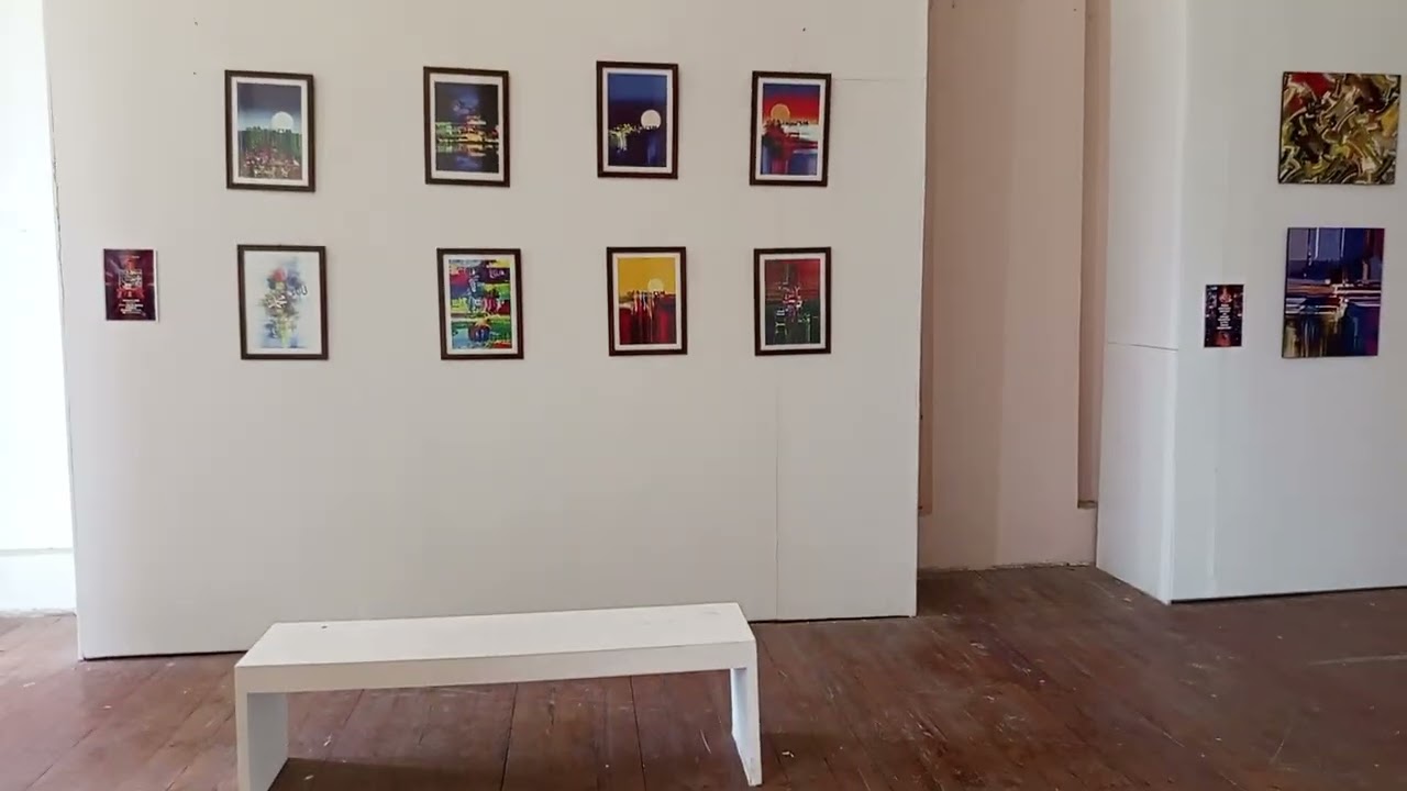 Khubsourt sadkin gallery video Pakistan Ka famous artists Frist time Mera vlog pr