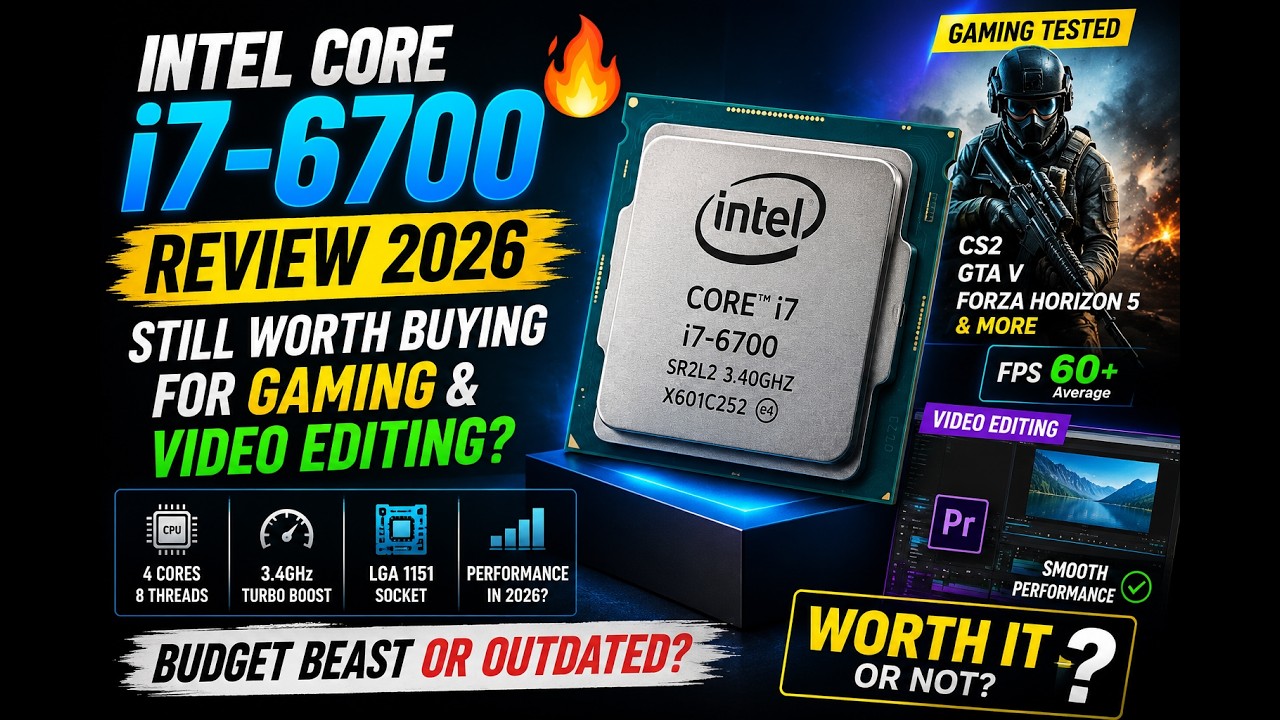 Intel Core i7-6700 Review 2026 🔥 Still Worth Buying for Gaming