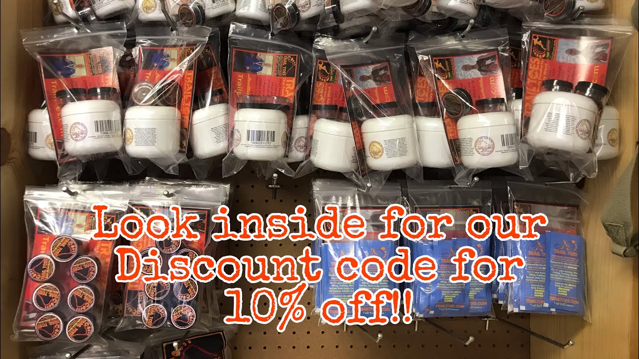 A Discount code for Trail Toes YouTube