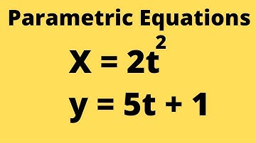 Parametric Equations-Precalculus