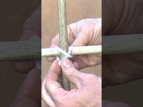 Как просто закрепить крестовину пластиковой стяжкой? #shorts #shortsvideo