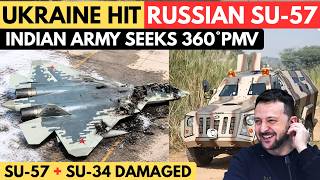 Ukraine Hit Multiple Su-57 | AMCA RFP Issue | 360° Protected Mobility Vehicles