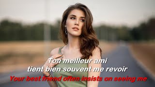 Ton Meilleur Ami  (1962)  -  FRANÇOISE HARDY  -  French lyrics &amp; English Translation