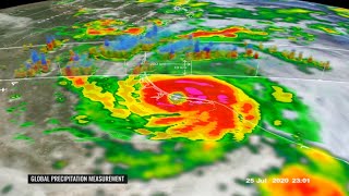 Satellites See Hurricanes Douglas, Hanna