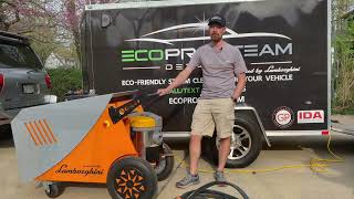 Car Steam Cleaner with Vacuum Fortador PRO Plus | Demo and Walk Around from Eco Pro Steam Detailing