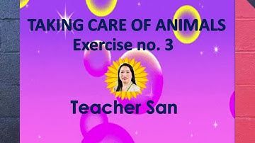 Taking Care of Animals #3 | Short Story | Teacher San