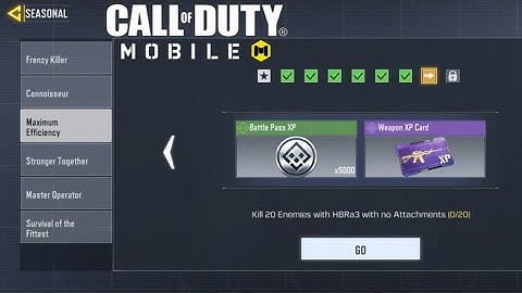 Kill 20 Enemies With HBRa3 With No Attachments | Seasonal Event | Gameplay #05 | COD Mobile.