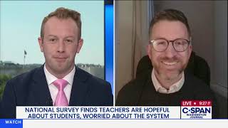 Michael McShane Joins Washington Journal to Discuss New Poll of Teachers' Views on K-12 Education