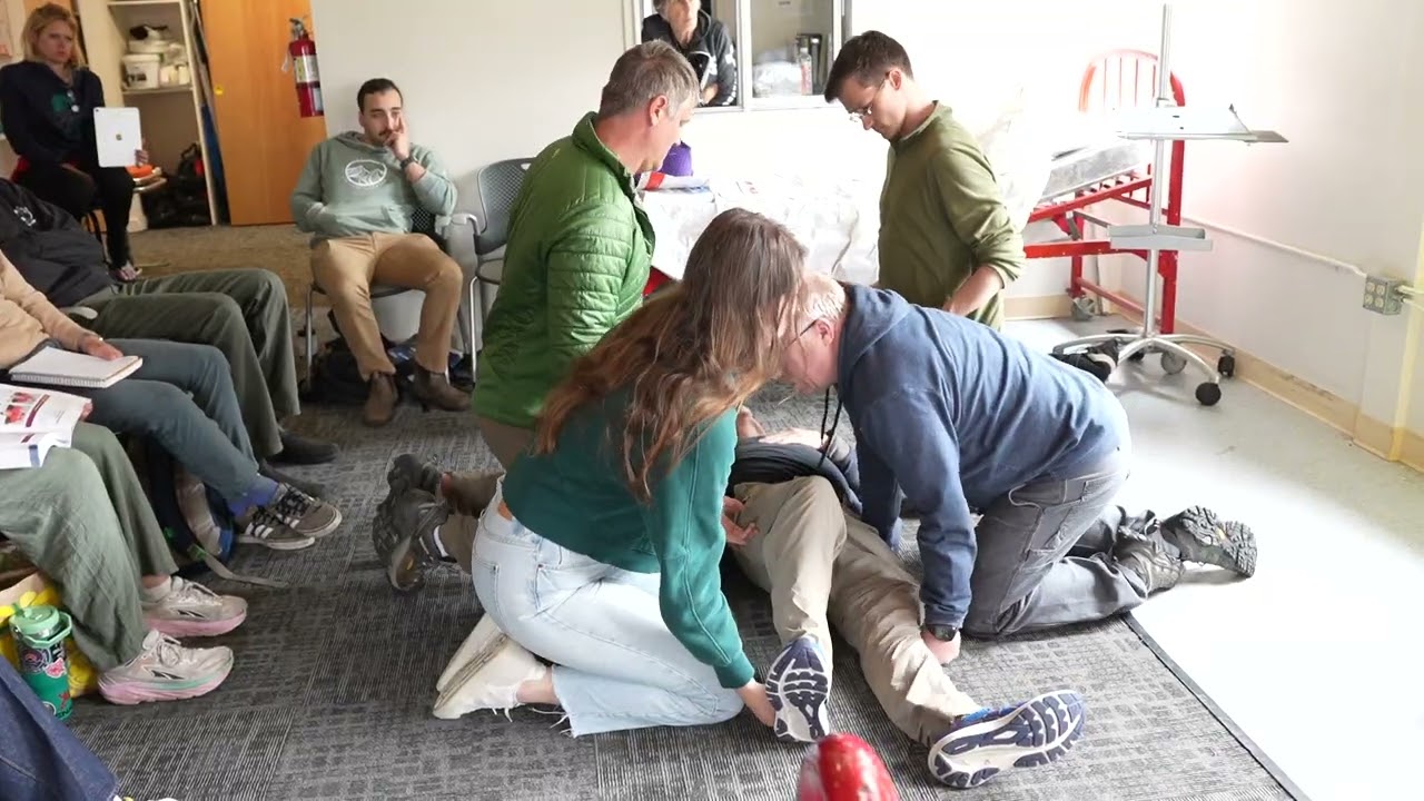 BEAN/Bridge Lift - OEC Ski Patrol demonstration Summit Central